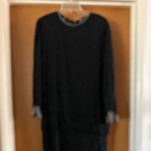 Beaded evening dress